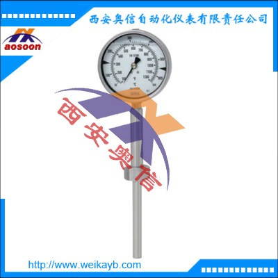 R75.100 气包式温度计 WIKA不锈钢高防振性温度计