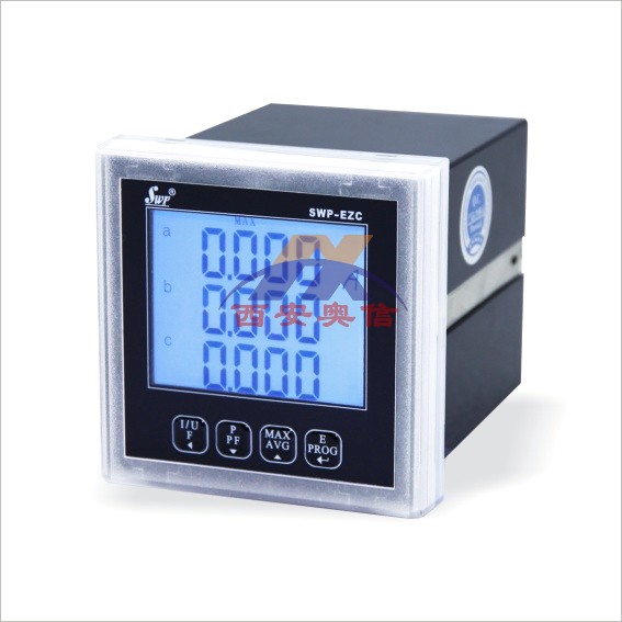 SWP-EZC73-PF-01功率因数表SWP-EZC液晶三相电力仪表